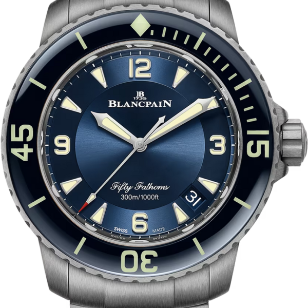 Buy Blancpain Fifty Fathoms Automatique 5015-12B40-98B Wrist Watch Online