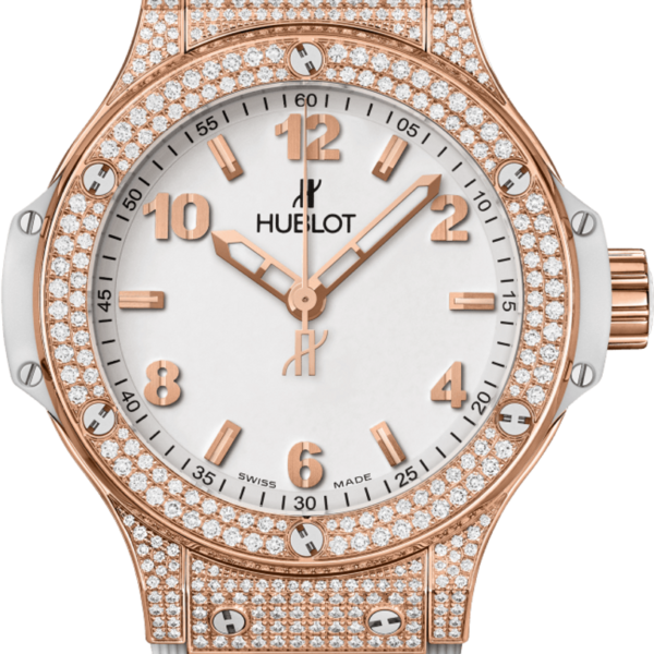 Buy Hublot Big Bang 38 mm GOLD WHITE 361.PE.2010.RW.1704 Wrist Watch Online