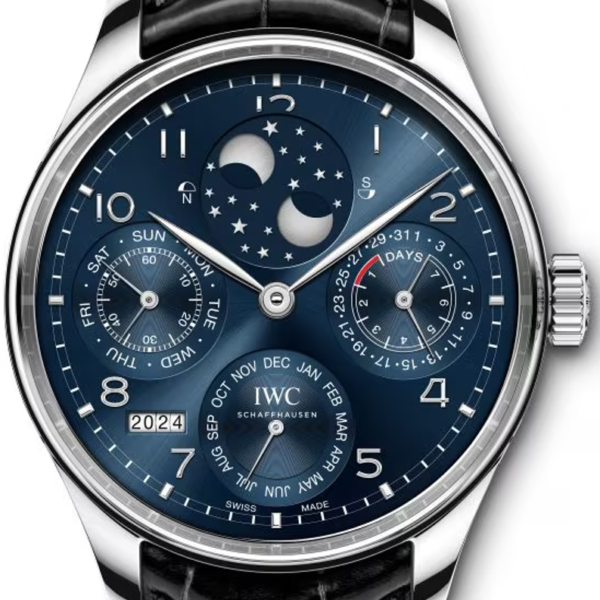 Buy IWC Portuguese Perpetual Calendar Double Moon IW503401 Wrist Watch Online