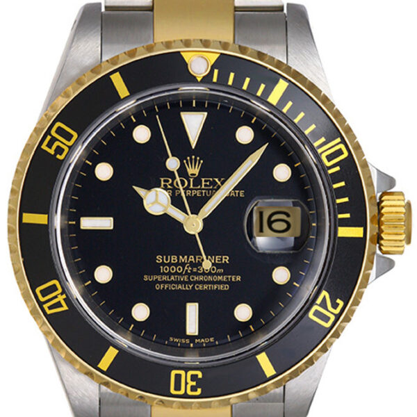 Buy Rolex 16613 Submariner Black Pre-Owned Wrist Watch Online