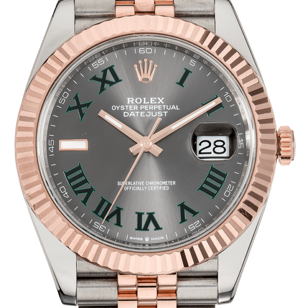 Buy Rolex 41mm Datejust Everose Gold 126331 Wimbledon Wrist Watch Online