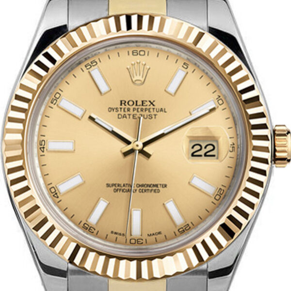 Buy Rolex 41mm Datejust II 116333 Champaign Wrist Watch Online