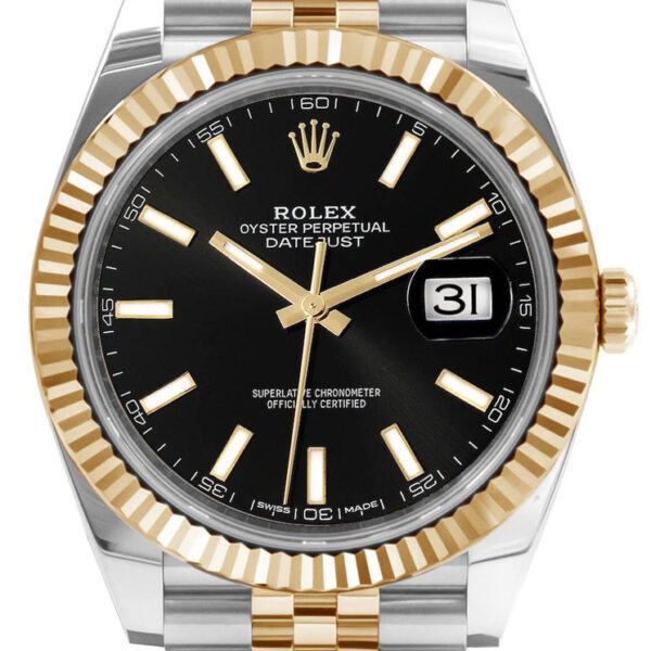 Buy Rolex 41mm Datejust Yellow Gold 126333 BlackWrist Watch Online