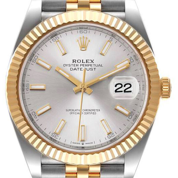 Rolex 41mm Datejust Yellow Gold 126333 Silver