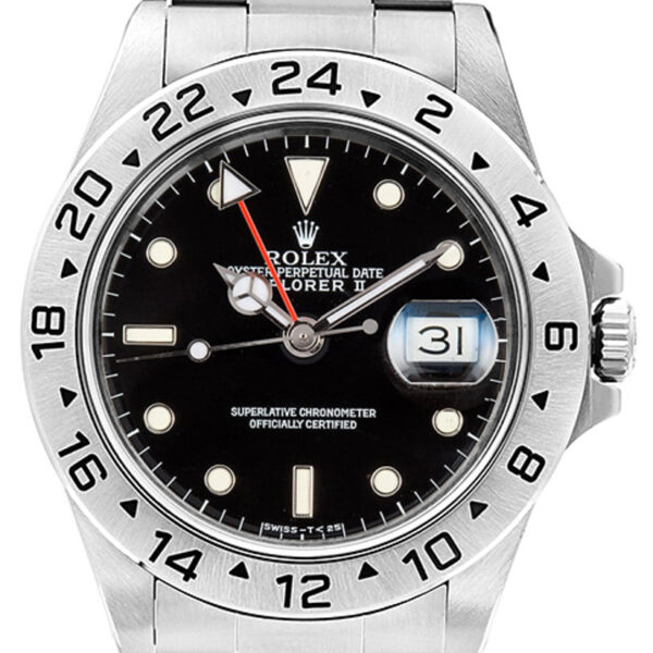 Buy Rolex Explorer II 16570 Black Wrist Watch Online